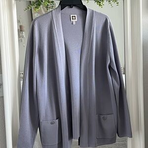 Anne Klein Lavender Cardigan